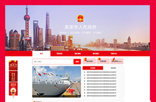 部队政府党建内部网站模板