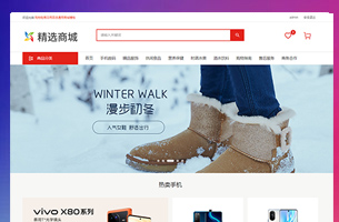 购物电商日用百货通用商城模板